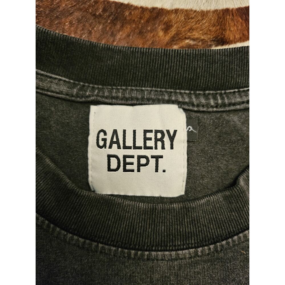Gallery Dept. Portrait Alone In Silence Short-Sleeve T-Shirt Cropped Sz S - Picture 4 of 6